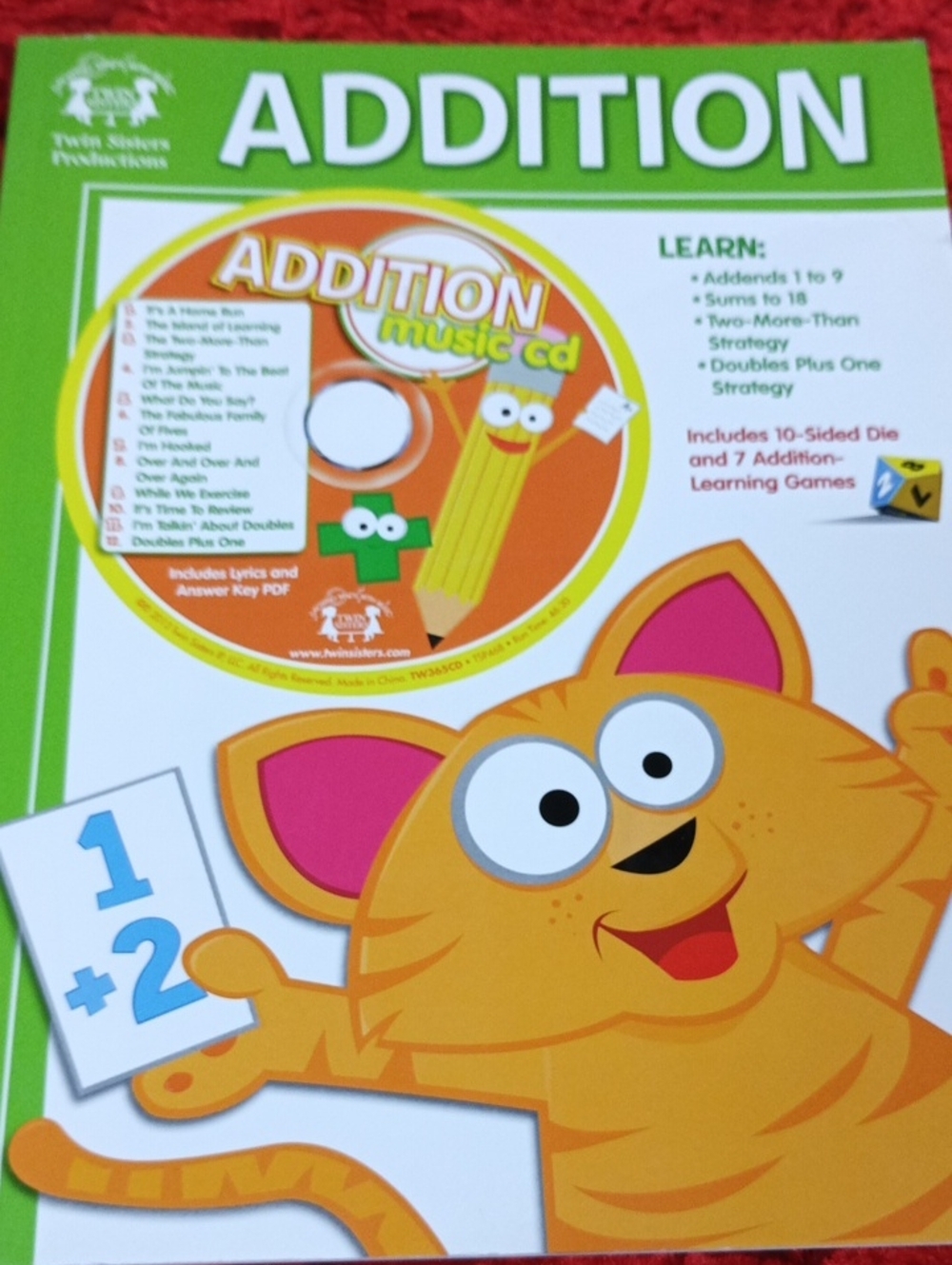 Addition workbook ( MUSIC CD NOT INCLUDED)